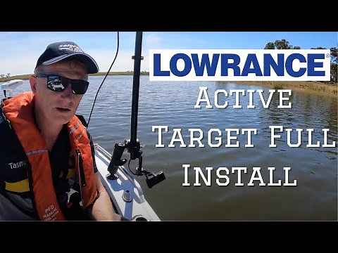 Lowrance Active Target Install - Pole Mount on Quintrex 420. Elite FS Units