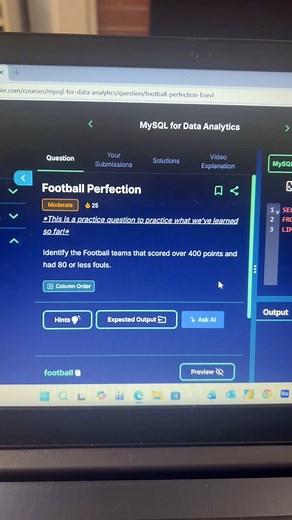 13K views · 131 reactions | This is the best SQL course for data analysts and other data professionals. #dataanalyst #dataanalytics #dataanalysis #sql #sqlcourse | Elijah Butler - Learn Data Analytics Online | Facebook