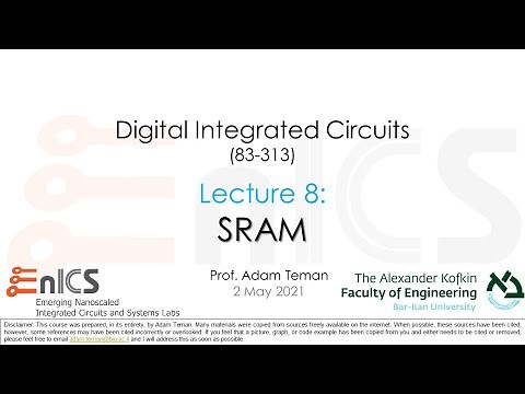 VLSI - Lecture 8a: SRAM - Introduction
