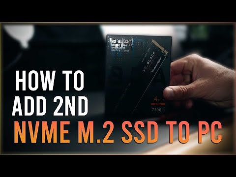 How to Add a Second NVMe M.2 SSD to your Windows PC