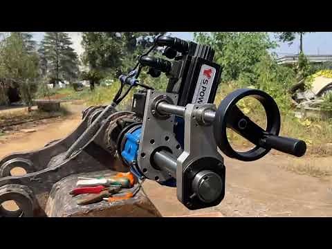 portable line boring machine installation process