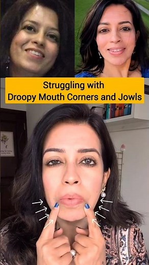 Simple Face Yoga Exercise for a Lifted Jawline #faceyoga #facialfitness #faceexercises #facemassage