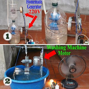 557K views · 6.7K reactions | Homemade Generator & Washing Machine Motor | DIY Balcony Garden | Facebook