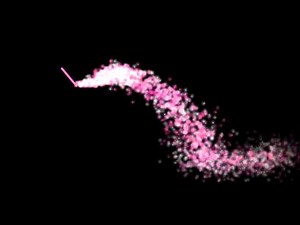 Magical Pink Fairy Dust Animation In The Wind Effect Pixie Wand 3D HD Animated Cartoon