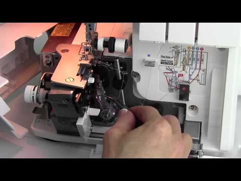 Bernina 700D Serger 4 Threading