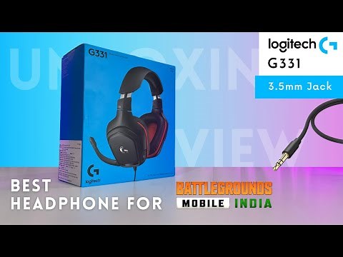 Logitech G331 Gaming Headphone Unboxing and Review | Best Headphone for BGMI