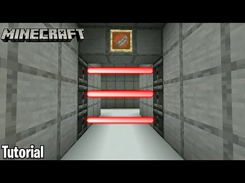 How to create lasers in Minecraft PE/java edition