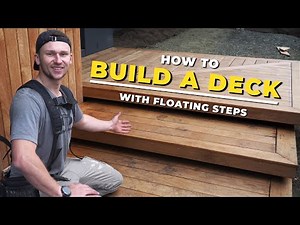 How to Build a Deck with Floating Steps