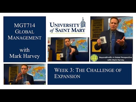 Week 3: The Challenge of Expansion | MBA Global Management