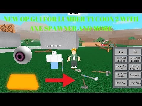 NEW OP LUMBER TYCOON 2 GUI WITH AXE SPAWNER TREE AURA AND MORE (NEW GUI FOR LUMBER TYCOON 2)