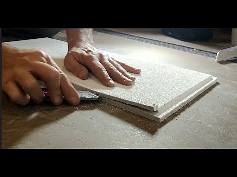 How to cut and install tegular edge ceiling tile