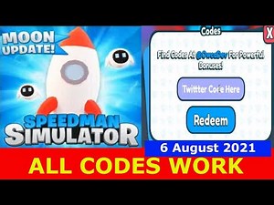 * ALL CODES WORK * [ 🚀SPACE!🚀 ] Speedman Simulator ROBLOX | 6 August 2021
