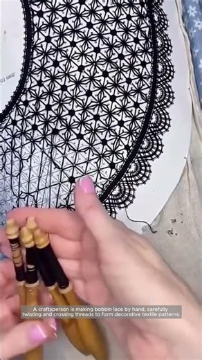 Traditional Handcrafting of Bobbin Lace