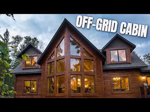 Off-Grid Cabin Tour | 4,000 Sq Ft Retreat in the Wilderness!