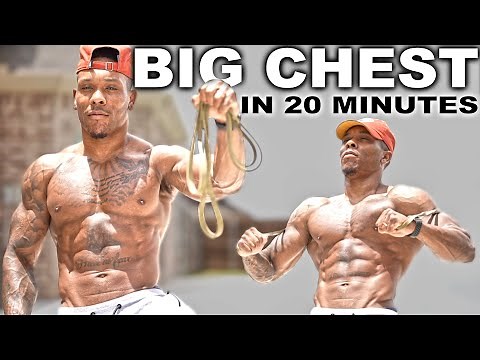 20 MINUTE CHEST WORKOUT WITH RESISTANCE BANDS