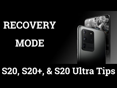 Booting the Samsung Galaxy S20 into Recovery Mode