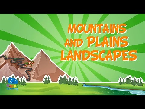 Mountain and Plain Landscapes | Educational Videos for Kids