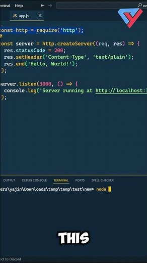 Mastering Node.js: Learn How To Effortlessly Create A Server With These Simple Steps! #100daysofcode