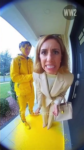 💥💙 She yells… then WHOOSH (caught on ring camera)