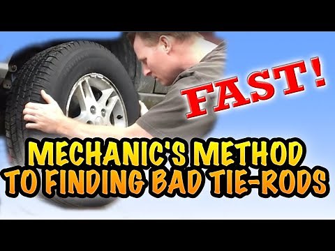 PRO DIAGNOSIS of Loose Tie Rod Ends- EASY AND FAST TESTING! ANY VEHICLE!