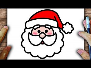 CÓMO DIBUJAR A PAPÁ NOEL