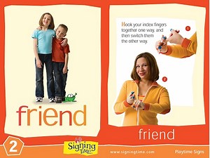Learn how to sign Friend in ASL - SigningTime Dictionary