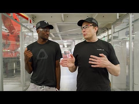 Tesla Factory Tour with Elon Musk!
