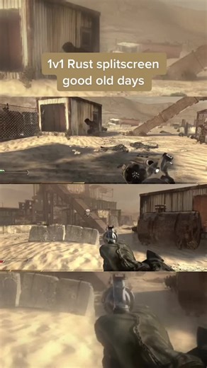 Intense 1v1 Rust Gameplay in Modern Warfare 2 Setting