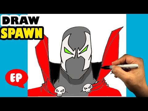 EASY How to Draw SPAWN