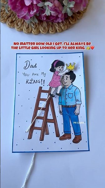 Last minute Father’s Day card🥺||#fathersdayspecial #fathersdaycardmaking #cardmakingideas #tutorial