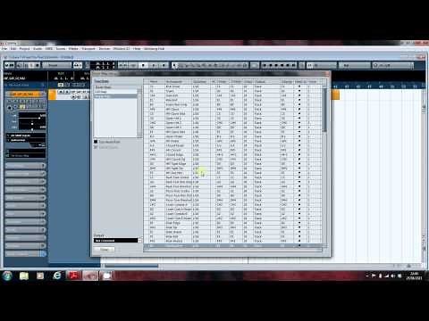 Drum Maps in Cubase