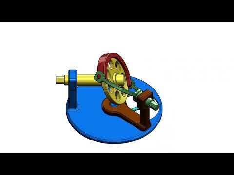 Scotch Yoke Mechanism | Mechanical Mechanism 3D Animation