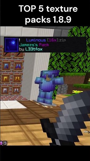 Best Minecraft Texture Packs for 1.8.9 You Need to Try! #minecraft #shorts