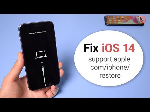 How to Fix support.apple.com/iphone/restore on iOS 14 iPhone 11 Pro/11/XR/X /8/7 2020