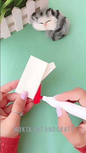 DIY Origami Mouth Puppet | How to make Paper Lips | Easy Paper Crafts | #Shorts