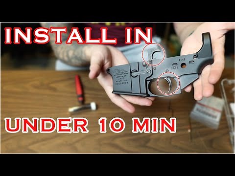 How to Install A Trigger Assembly In An AR 15 | Build Series