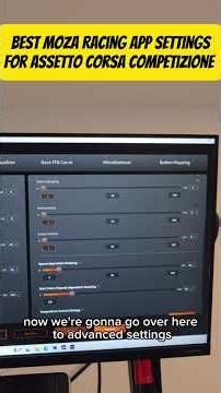 Best Moza Racing App Force Feedback Settings for Assetto Corsa Competizione Evo & Rally