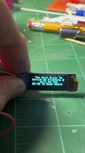 Lighted HO scale model railroad highway sign