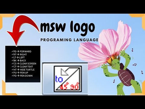 how to use msw logo in english || msw logo commands with example || msw tutorial for school students