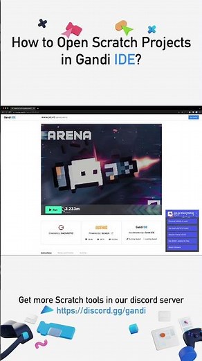 How to Open Scratch Projects in Gandi IDE?