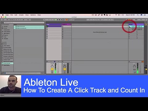 How To Create a Click Track and Count In - Ableton Live For Worship