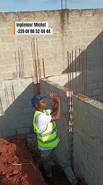 Construire sa maison : l'implantation des poteaux en fondation