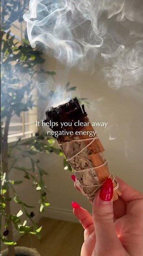 WATCH this video to learn how to use sage for smudging 🧿