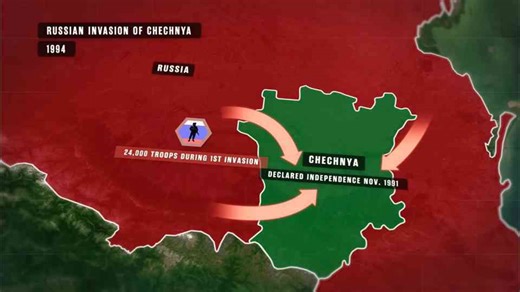 How did Russia’s invasion of Chechnya unfold?