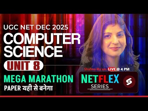 UGC NET Computer Science Unit 8 Marathon | Theory Of Computation And Compilers UGC NET | Shahna Mam