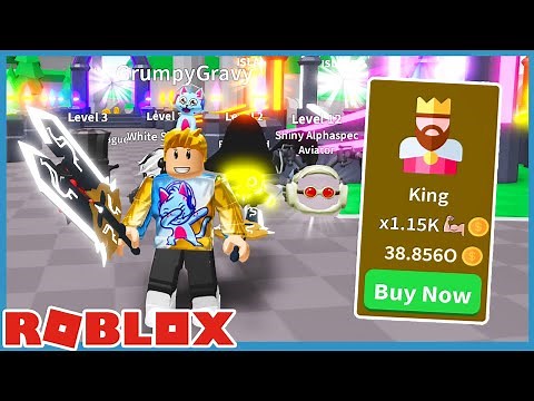 Unlocked King Class And New Slicer Light Saber in Roblox Saber Simulator