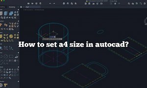 How to set a4 size in autocad?