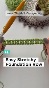 Another crochet tip day! 🥳 This foundation row is perfect when you need a stretchy bottom, and it makes working the first row more comfortable. 🤗 I know that many beginners, and even experienced crocheters, hate making the first row in chains because it goes so slowly. And if the chains are too tight, it becomes difficult to finish! 🤯 Try this method, and you’ll never go back to making chains for the first foundation row ever again. 💪👍🙏 ‼️Find more tips on my Crochet Blog via the link in m