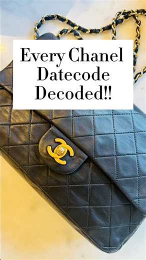 How to Read Every Chanel Date Code Ever (1980s–2021 Complete Guide)