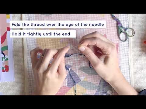 How to Needlepoint - basic steps to get started